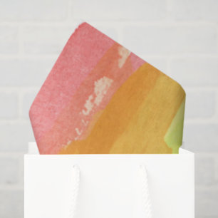 Papier Mousseline Arc-en-ciel brosses colorés Artisan aquarelles