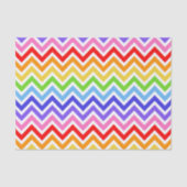Papier Mousseline Arc-en-ciel de Chevron (Recto)