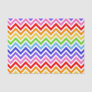 Papier Mousseline Arc-en-ciel de Chevron