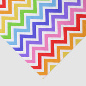 Papier Mousseline Arc-en-ciel de Chevron (Détail)