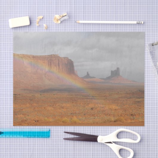 Papier Mousseline Arc-en-ciel de désert (Artisanat)