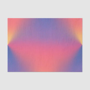 Papier Mousseline Arc-en-ciel des couleurs Formes diamant