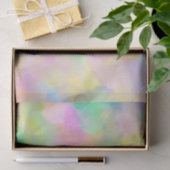 Papier Mousseline Arc-en-ciel en pastel (Cadeau)