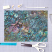 Papier Mousseline Arc en ciel Iridescente Abalone Beach Shell (Artisanat)