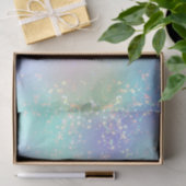 Papier Mousseline Arc-en-ciel Iridescente huile et Parties scintilla (Cadeau)