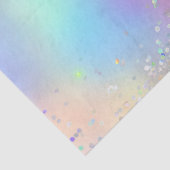 Papier Mousseline Arc-en-ciel Iridescente huile et Parties scintilla (Détail)