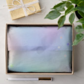 Papier Mousseline Arc-en-ciel Iridescente huile et Parties scintilla (Cadeau)