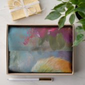 Papier Mousseline Arc-en-ciel Oiseau Fleurs tropicales Découpage (Cadeau)