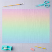 Papier Mousseline Arc-en-ciel pastel (Artisanat)