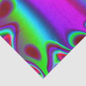 Papier Mousseline Arc-en-ciel psychédélique (Détail)