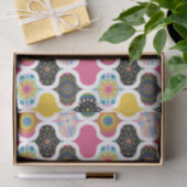 Papier Mousseline Arc-en-ciel Retro Dot Mandala Patchwork Ogeraft (Cadeau)