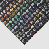 Papier Mousseline Arc en ciel Roches Crystal Collection Chart (Détail)