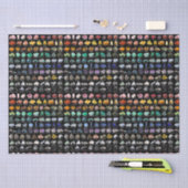 Papier Mousseline Arc en ciel Roches Crystal Collection Chart (Artisanat)