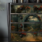 Papier Mousseline Arc gothique du château de Dracula