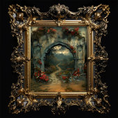 Papier Mousseline Arc gothique du château de Dracula