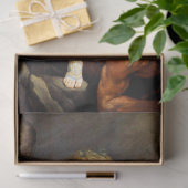 Papier Mousseline Archange Michael piétine Satan, Guido Reni (Cadeau)