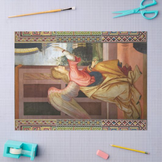Papier Mousseline ARCHANGEL par FILIPPINO LIPPI Noël (Artisanat)