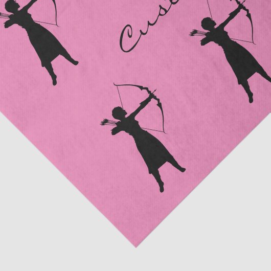 Papier Mousseline Archer Silhouette Thunder_Cove (Détail)