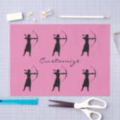 Papier Mousseline Archer Silhouette Thunder_Cove (Artisanat)