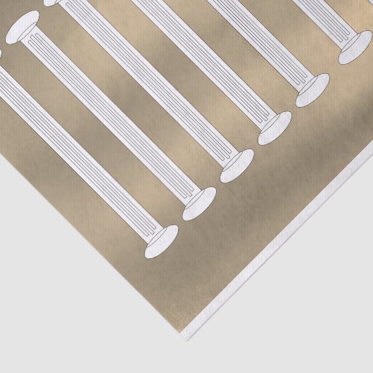 Papier Mousseline Architectural Roman Columns (Détail)
