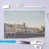 Papier Mousseline Architecture de Vérone, Italie (Artisanat)