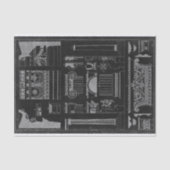 Papier Mousseline Architecture graphique IV (Recto)