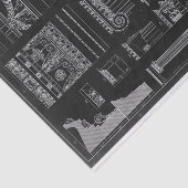 Papier Mousseline Architecture graphique IV (Détail)