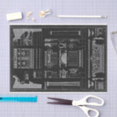 Papier Mousseline Architecture graphique IV (Artisanat)