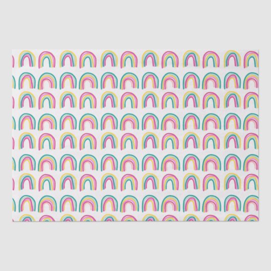 Papier Mousseline Arcs-en-ciel (Recto)