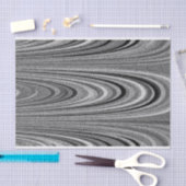 Papier Mousseline Arcs noirs et blancs (Artisanat)