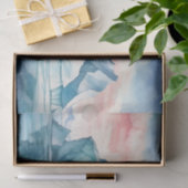 Papier Mousseline Arctic Majesty, Aquarelle Vivid Iceberg (Cadeau)