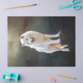 Papier Mousseline Arctic wolf (Artisanat)