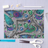 Papier Mousseline Argent Accents Mosaic Art (Artisanat)