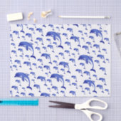 Papier Mousseline argent, dauphin, poisson, nature, aquatique, desig (Artisanat)