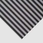 Papier Mousseline Argent vertical et rayures noires (Détail)