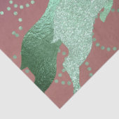 Papier Mousseline Argile pourpre de rennes volantes (Détail)