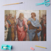 Papier Mousseline Aristote et Platon par Raphael (Artisanat)