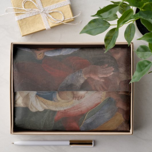 Papier Mousseline Aristote et Platon par Raphael (Cadeau)