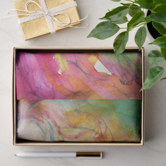 Papier Mousseline ARLECCHINO, PIERO, COLOMBINA MASQUERADE AquarELLE (Cadeau)