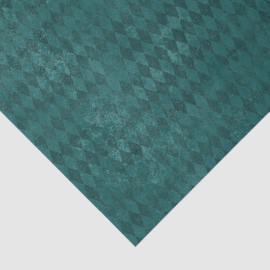 Papier Mousseline Arlequin bleu démuni (Détail)