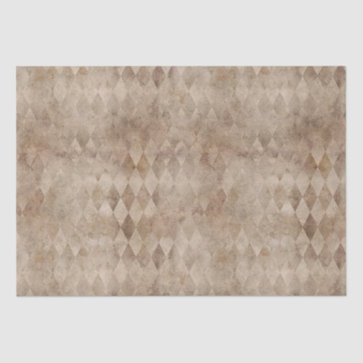 Papier Mousseline Arlequin Brown en détresse (Recto)