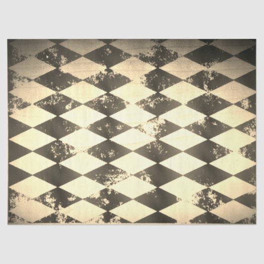 Papier Mousseline Arlequin en détresse (Recto)