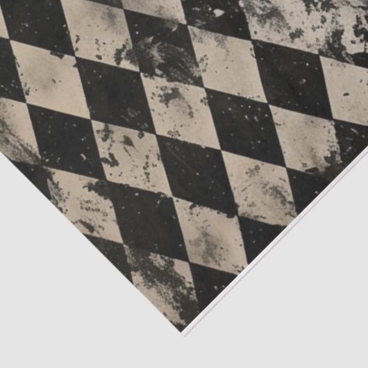 Papier Mousseline Arlequin en détresse (Détail)