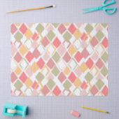 Papier Mousseline Arlequin motif en popsicles couleurs d'été (Artisanat)