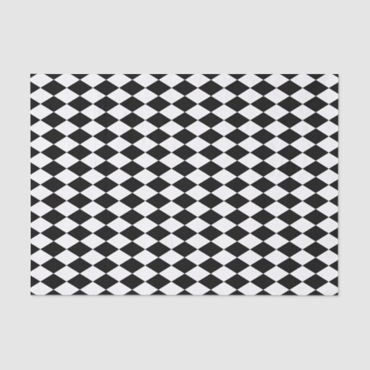 Papier Mousseline Arlequin noir (Recto)
