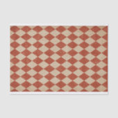 Papier Mousseline Arlequin rouge Grungy (Recto)