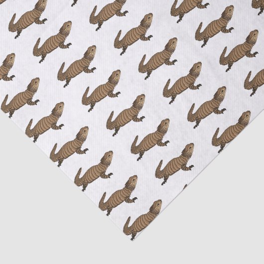 Papier Mousseline Armadillo girdled lizard (Détail)