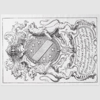 Papier Mousseline Armoiries, Lions