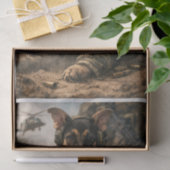 Papier Mousseline Army Pupper  (Cadeau)