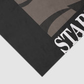 Papier Mousseline Arrêter la chasse Commencer à aimer la lionne (Détail)